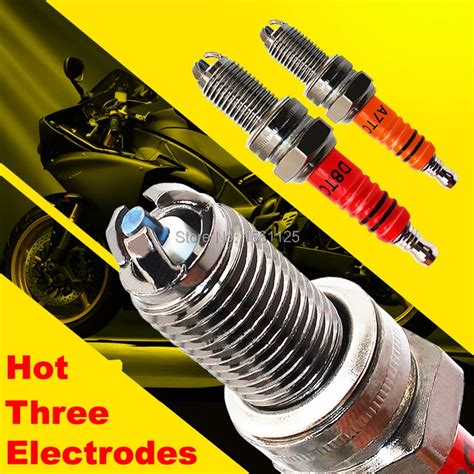 Pcs Super Pcs Electrodes Motorcycle Racing A Tc Spark Plug For Gy