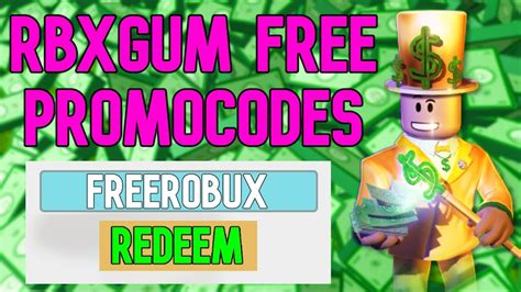 All 5 RBXGUM Promocodes September 2022 NEW WORKING RBXGUM CODES