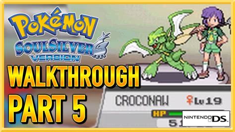 Pokemon Soulsilver Walkthrough Gameplay Let S Play Part Youtube