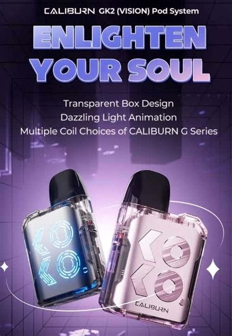 Uwell Caliburn GK2 Vision Pod Vape Kit Caliburn G Series Vape UK