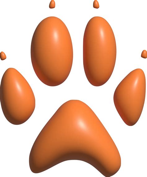 3d Illustration Of Paw Prints 17811840 Png