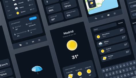 Weather App Ui Design Template Weather App Ui Template Uizard