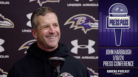 John Harbaugh: Press Conference (1/18)