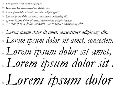 Garamond Italic Truetype Fuente