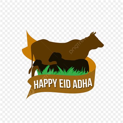 Goat Eid Adha Png Transparent Happy Eid Adha With Cow And Goat Png