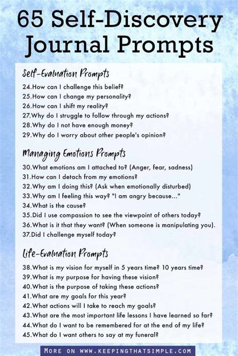 65 Journal Prompts For Self Discovery In 2020 Journal Writing Prompts Journal Prompts