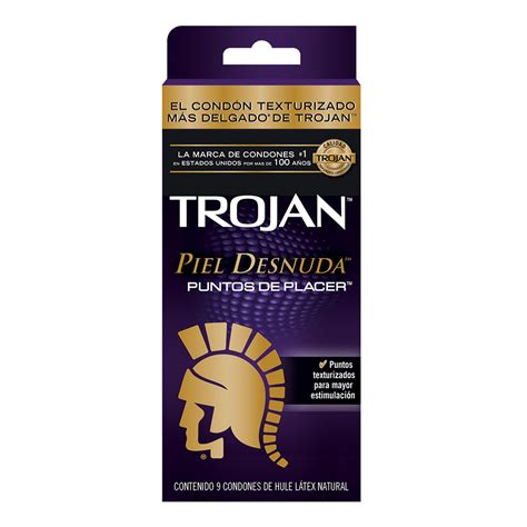 Condón Trojan Piel Desnuda Puntos De Placer 9 Piezas Farmacia Soriana