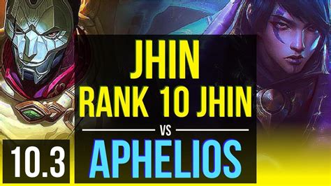 Jhin Morgana Vs Aphelios Nautilus Adc Rank Jhin Games