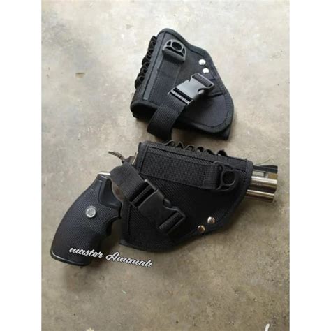 Jual SARUNG PISTOL PINGGANG HOLSTER 1 PISTOL CASE SARUNG PISTOL