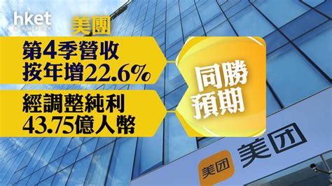 3690業績｜美團：首季外賣平均客單價或受壓、調整社區電商策略初見成效 第4季經調整純利4375億人幣勝預期 績後曾升近一成