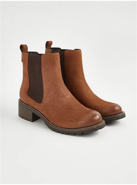 Tan Leather Chelsea Boots Women George At Asda