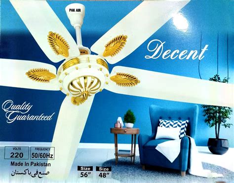 PAK AIR Ceiling Fan Model DECENT 05 Blades RPM 330 Watt 80