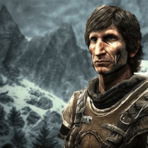 Todd Howard in Skyrim, AI Generated >_