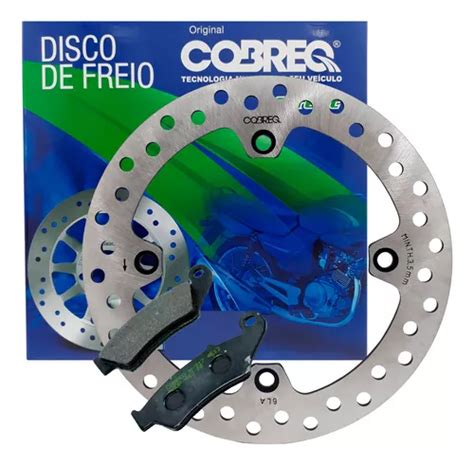 Disco Freio Dianteiro Xre Abs Pastilha Cobreq