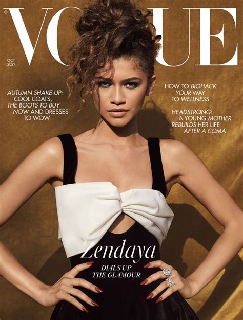 Zendaya Covers British Vogue October 2021 By Craig Mcdean