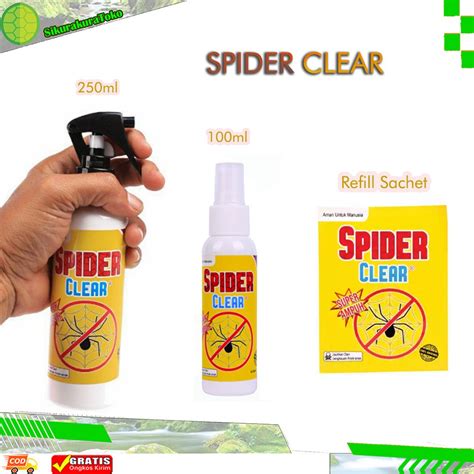 Jual SKR SPIDER CLEAR Racun Pembasmi Laba Laba Ulat Dan Serangga Lain