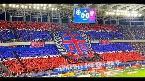 Scenografie de senzație reușită de Peluza Nord FCSB pe stadionul Steaua