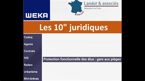 Les Juridiques Br Ves Protection Fonctionnelle Des