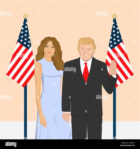 Melania trump Stock Vector Images - Alamy