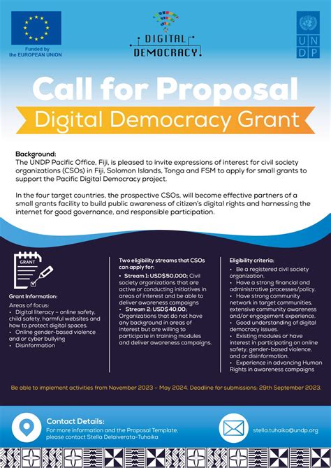 Undp Pacific Office In Fiji On Linkedin 📣 Call For Proposals Are You