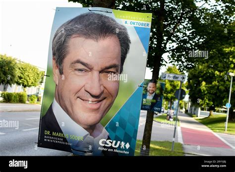 Deutschland Landtagswahl In Bayern Wahlplakate In Kaufbeuren