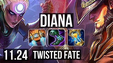 Diana Vs Tf Mid Defeat 7 Solo Kills 1 4m Mastery 500 Games