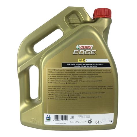 Engine Oil Castrol Edge Titanium 5W30 LL 5L Winparts Co Uk Engine Oil