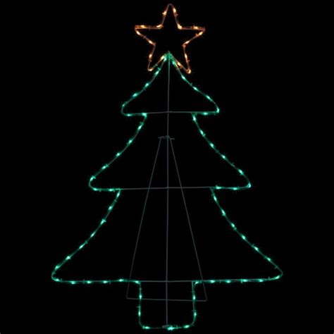 Northlight Lighted Christmas Tree Silhouette Outdoor Christmas