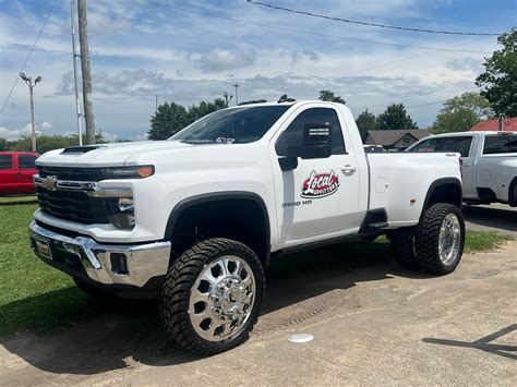 2024 3500hd Silverado 26 Sarge Dually Kg1 Forged Wheels