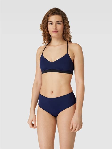 Mymarini Bikini Oberteil Mit Label Detail Marine Online Kaufen