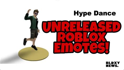 New Unreleased Roblox Emotes Hype Dance From Fortnite Youtube