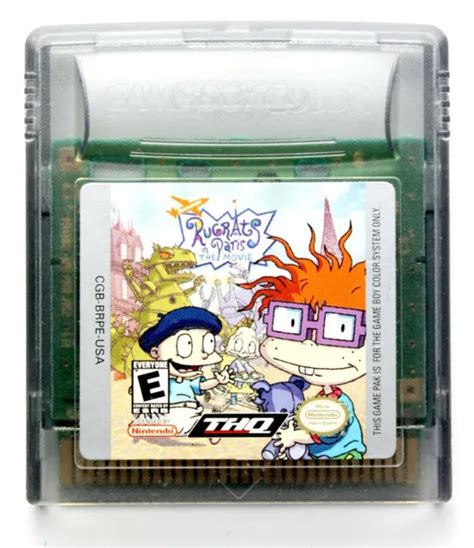 Rugrats In Paris The Movie Nintendo Game Boy Color Gbc Ntsc Region