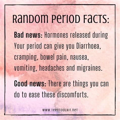 Random Period Facts Teen Toolkit