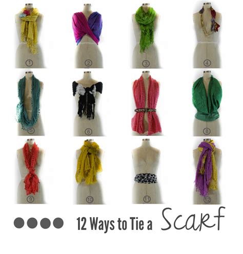 Ways To Tie A Scarf How To Wear Scarves Fashion How To Wear A Scarf