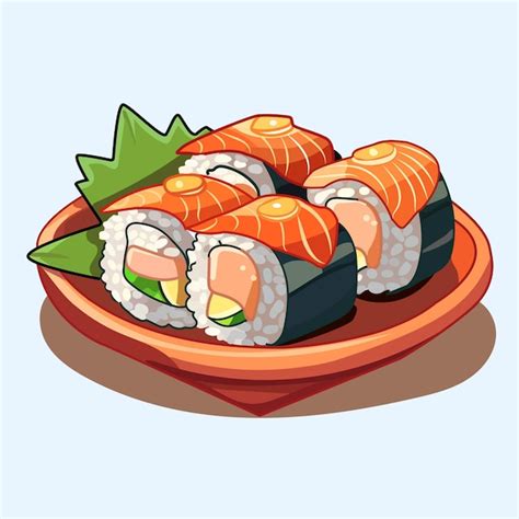 Premium Vector Japanese Cuisine From Sushi And Rolls Bar Vector