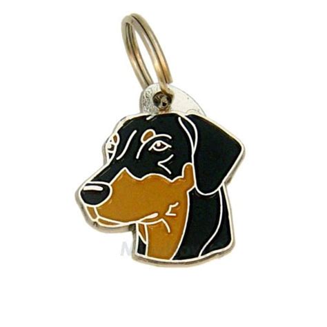 Pet ID Tag, dog ID Tag Personalised, Stainless Steel, Breed, Doberman - Etsy