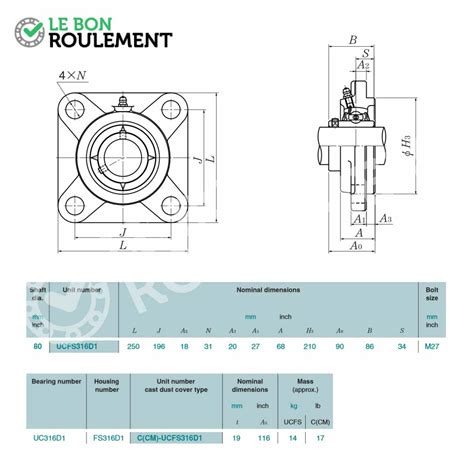 Palier Fonte Ucfs D Ntn Le Bon Roulement