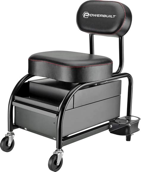 Powerbuilt Heavy Duty Roller Mechanics Seat And Brake Stool