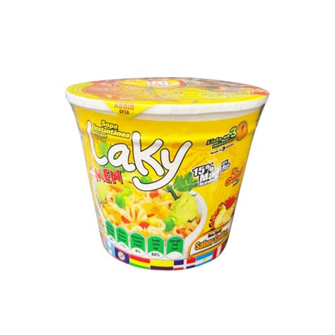 Caja De Sopa Instantánea Laky De Gallina