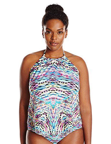 Kenneth Cole Reaction Women S Plus Size Hot To Trot Hanky Tankini