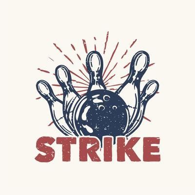 Bowling Strike Vector Art, Icons, and Graphics for Free Download