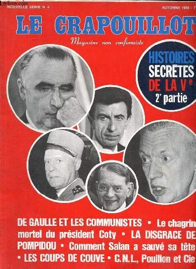 Le crapouillot Nouvelle série N4 Automne 1968 Histoires secrètes de la