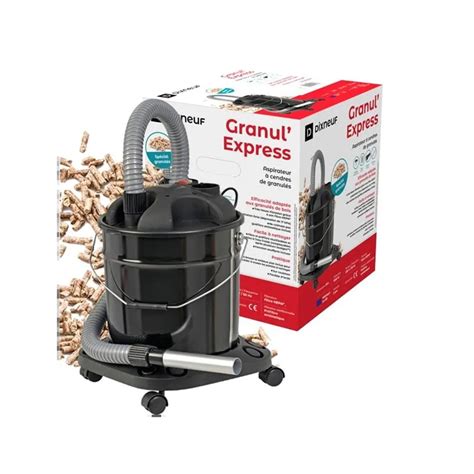 Aspirateur A Cendres 1200W Granul Express pour cheminées et poeles à