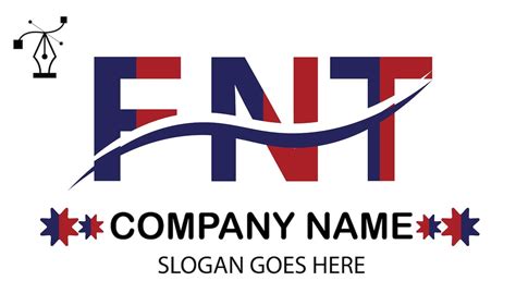 Premium Vector Fnt Letter Logo