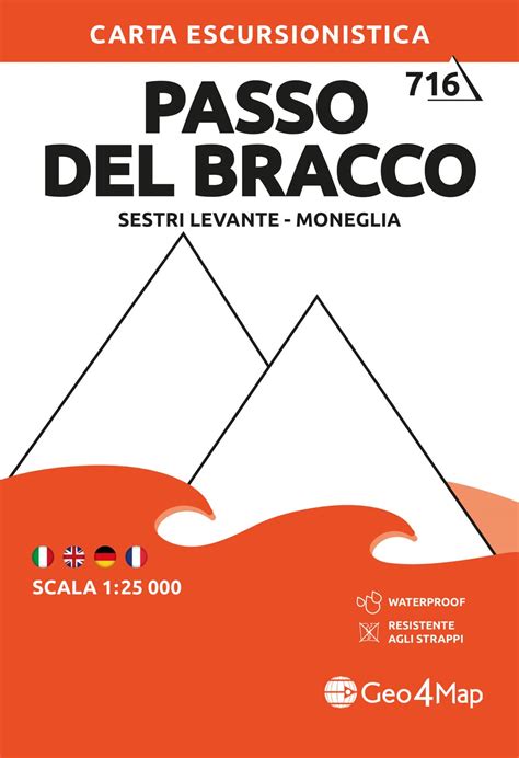 Passo Del Bracco Sestri Levante Moneglia Carta Escursionistica