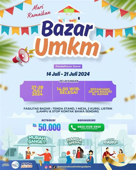 Pamflet Bazar Umkm With Canva En