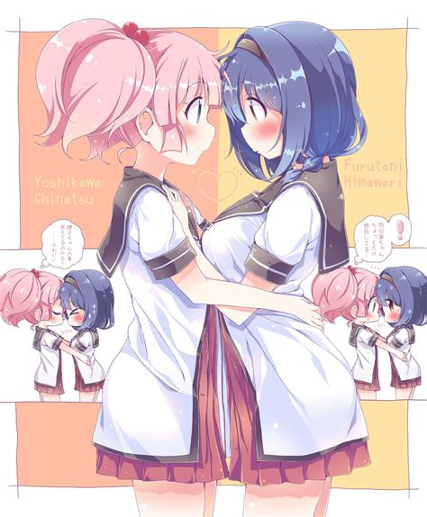 Yoshikawa Chinatsu And Furutani Himawari Yuru Yuri Drawn By Takahero