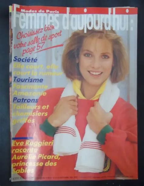 FEMMES D AUJOURD HUI N 38 1985 Mode Vintage Patrons Couture Tailleurs