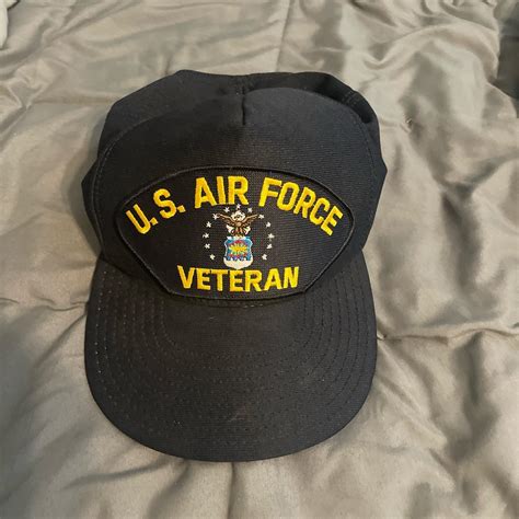 Vintage U.S Air Force Veteran Snapback Hat Great... - Depop