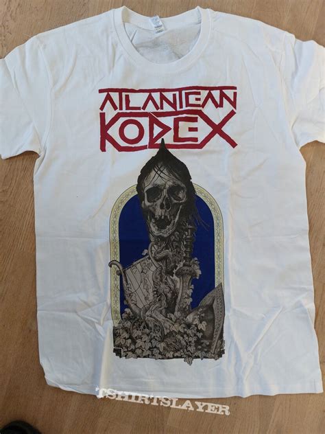 Atlantean Kodex Skull White Tshirtslayer Tshirt And Battlejacket Gallery